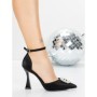 Pantofi Stiletto 5DC37 BLACK | MEI
