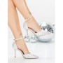 Pantofi Stiletto 5GZ86 SILVER | MEI