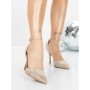 Pantofi Stiletto 5GZ86 LIGHT GOLD | MEI