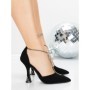 Pantofi Stiletto 5XKK78 BLACK | MEI