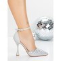 Pantofi Stiletto 5XKK80 SILVER | MEI