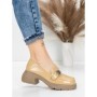 Pantofi Casual Dama din piele naturala 558058-7 APRICOT | ADVANCER