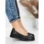 Balerini Dama din piele naturala 6651 BLACK | ADVANCER