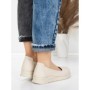 Balerini Dama din piele naturala 6651 CREAM | ADVANCER