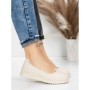 Balerini Dama din piele naturala 6651 CREAM | ADVANCER