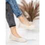 Balerini Dama din piele naturala 6651 CREAM | ADVANCER