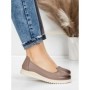 Balerini Dama din piele naturala 6651 DARK APRICOT | ADVANCER