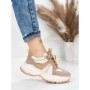 Pantofi Sport Dama din piele naturala HY3393 KHAKI | ADVANCER
