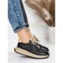 Pantofi Sport Dama din piele naturala 88253 BLACK | ADVANCER