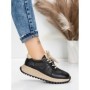 Pantofi Sport Dama din piele naturala 88253 BLACK | ADVANCER