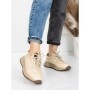 Pantofi Sport Dama din piele naturala 88253 CREAM | ADVANCER