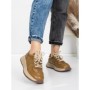 Pantofi Sport Dama din piele naturala 88253 KHAKI | ADVANCER