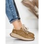 Pantofi Sport Dama din piele naturala 88253 KHAKI | ADVANCER