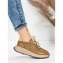 Pantofi Sport Dama din piele naturala 88253 KHAKI | ADVANCER