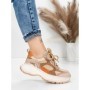 Pantofi Sport Dama din piele naturala HY3332 KHAKI-APRICOT | ADVANCER