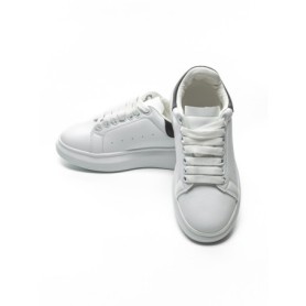 Pantofi Sport Barbati BF55B WHITE-BLACK | MEI