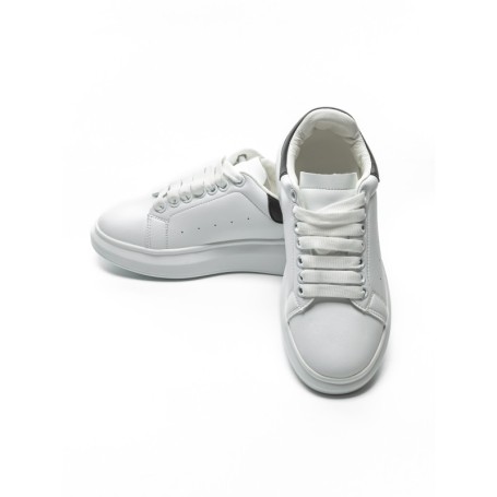 Pantofi Sport Barbati BF55B WHITE-BLACK | MEI