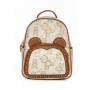 Rucsac Dama 5ZA267 BEIGE-WHITE | MEI