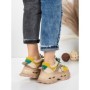 Pantofi Sport Dama din piele naturala HY2986 CREAM-GREY | FRANCO GERARDO