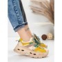 Pantofi Sport Dama din piele naturala HY2986 CREAM-GREY | FRANCO GERARDO