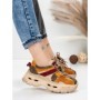 Pantofi Sport Dama din piele naturala HY2986 APRICOT-WINE | FRANCO GERARDO