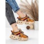 Pantofi Sport Dama din piele naturala HY2986 APRICOT-WINE | FRANCO GERARDO