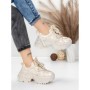 Pantofi Sport Dama din piele naturala 918-1 CHAMPAGNE | FRANCO GERARDO