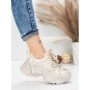Pantofi Sport Dama din piele naturala 918-1 CHAMPAGNE | FRANCO GERARDO