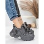 Pantofi Sport Dama din piele naturala 918-1 GREY | FRANCO GERARDO