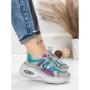 Pantofi Sport Dama din piele naturala HY2122 BLUE-PURPLE | FRANCO GERARDO