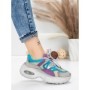 Pantofi Sport Dama din piele naturala HY2122 BLUE-PURPLE | FRANCO GERARDO