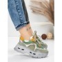 Pantofi Sport Dama din piele naturala HY2926-1 LIGHT GREEN | FRANCO GERARDO