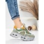 Pantofi Sport Dama din piele naturala HY2926-1 LIGHT GREEN | FRANCO GERARDO