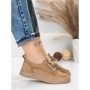 Pantofi Sport Dama din piele naturala 2535 KHAKI | FRANCO GERARDO
