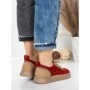 Pantofi Sport Dama din piele naturala 2535 RED | FRANCO GERARDO