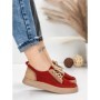 Pantofi Sport Dama din piele naturala 2535 RED | FRANCO GERARDO
