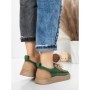 Pantofi Sport Dama din piele naturala 2535 GREEN | FRANCO GERARDO