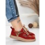 Pantofi Sport Dama din piele naturala 2536 RED | FRANCO GERARDO