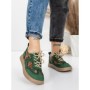 Pantofi Sport Dama din piele naturala 2536 GREEN | FRANCO GERARDO