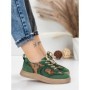 Pantofi Sport Dama din piele naturala 2536 GREEN | FRANCO GERARDO