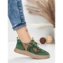 Pantofi Sport Dama din piele naturala 2536 GREEN | FRANCO GERARDO