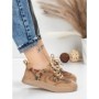Pantofi Sport Dama din piele naturala 2536 KHAKI | FRANCO GERARDO
