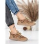 Pantofi Sport Dama din piele naturala 2536 KHAKI | FRANCO GERARDO