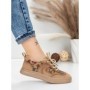Pantofi Sport Dama din piele naturala 2536 KHAKI | FRANCO GERARDO