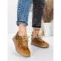 Pantofi Sport Dama din piele naturala 2536 YELLOW | FRANCO GERARDO