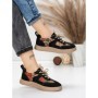 Pantofi Sport Dama din piele naturala 2536 BLACK | FRANCO GERARDO