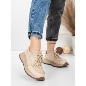 Pantofi Sport Dama din piele naturala 88022 APRICOT | FRANCO GERARDO