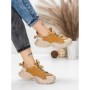 Pantofi Sport Dama din piele naturala 7110 YELLOW-CREAM | FRANCO GERARDO