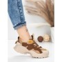 Pantofi Sport Dama din piele naturala 7110 COFFEE-CREAM | FRANCO GERARDO