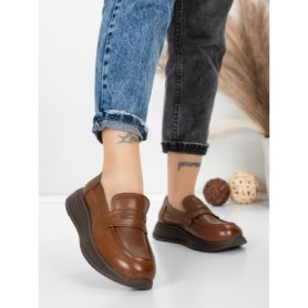 Pantofi Casual Dama din piele naturala 16-7 DARK BROWN | FRANCO GERARDO